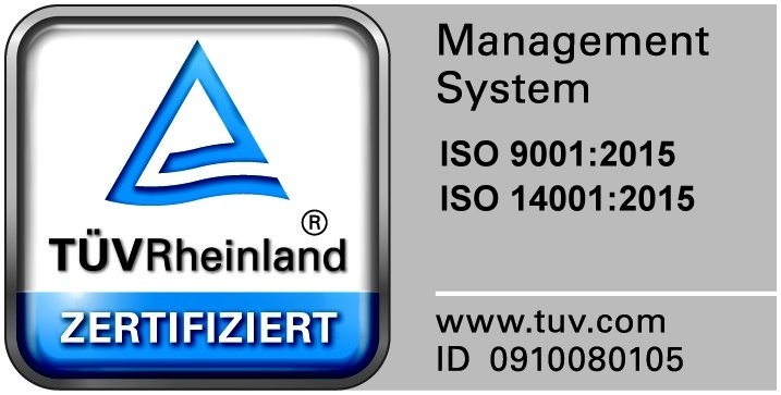 TUEV ISO Zertifikat